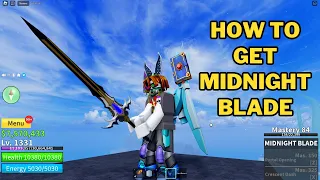 How To Get Midnight Blade in Blox Fruits | Second Sea | El Admin