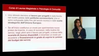 Corso di laurea magistrale in Psicologia di Comunità