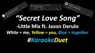 Little Mix ft. Jason Derulo - Secret Love Song (Karaoke Duet Version) | Male Part Only