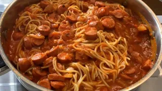 How To Make The Best Spaghetti Using Hot Dogs