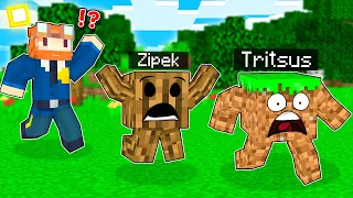 CHOWANY JAKO BLOKI w MINECRAFT! (śmieszne)