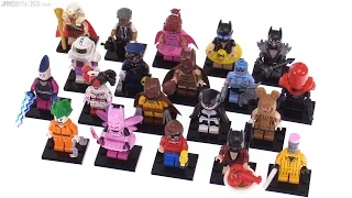 All LEGO Batman Movie series 1 collectible minifigures reviewed!