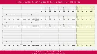 [Share Guitar Tabs] Niggas In Paris (Hacktivist) HD 1080p