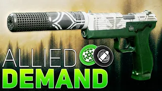 Allied Demand GOD Roll (Can it Compete with Drang?) | Destiny 2 Season of Plunder