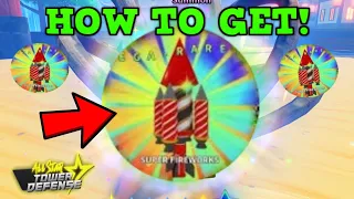 [NEW CODE] HOW TO GET NEW FIREWORKS FOR SECRET UNIT *EASIEST METHOD* ALL STAR TOWER DEFENSE ROBLOX