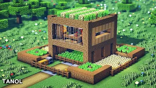 ⚒️ 마인크래프트 건축강좌 : 대형 농장 나무 집 만들기 🏡