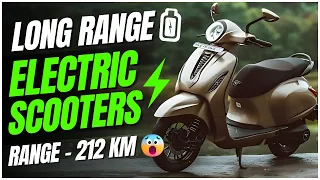 Top 7 LONGEST RANGE Electric Scooter To Buy In 2024  ( 250 Km+ )
