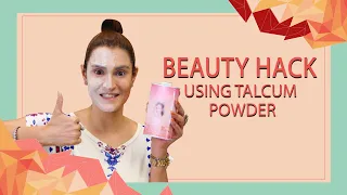 Beauty Hack Using Talcum Powder | DIY Makeup Tip | Nadia Hussain