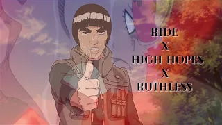 Might Guy [AMV] - Ride X High Hopes X Ruthless