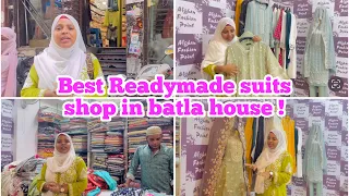 Best ladies shop in batla house | best readymade suits #batlahouse #ladiessuits #shoppinghaul #vlog