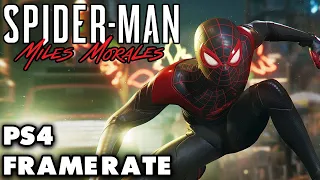 Spiderman: Miles Morales - PS4 Framerate Test