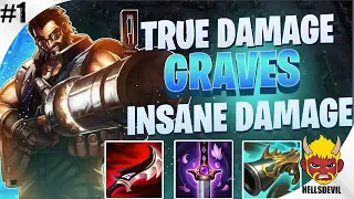 True Damage Series #1 | FULL TRUE DAMAGE GRAVES IS INSANE | Graves Wild Rift Gameplay & Guide