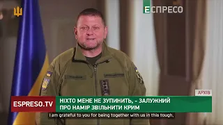 Мені начхати – ніхто мене НЕ ЗУПИНИТЬ, – Залужний про намір звільнити Крим