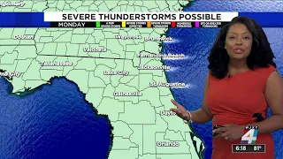 Weather Authority Meteorologist Jenese Harris predicts low rain chances