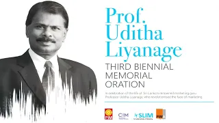 Professor Uditha Liyanage - Third Biennial Memorial Oration 2023.08.10