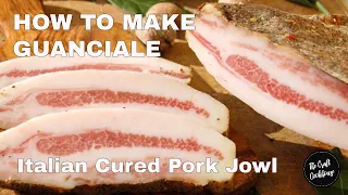 How to make Guanciale for carbonara - traditional Italian cured meat - easy fool proof recipe