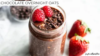 Healthy Chocolate Overnight Oats Recipe