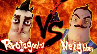 BEATING THE NEIGHBOR AND THE SHADOW MAN (BOSS FIGHT) | Hello Neighbor Beta 3 Hello Neighbor Secrets