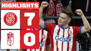 GIRONA FC 7 - 0 GRANADA CF | HIGHLIGHTS LALIGA EA SPORTS