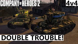 Double Trouble! - Company of Heroes 2 - 4v4