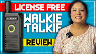 Convey C1 The Ultimate Ultra-Slim Premium Two-Way Radio Walkie Talkie License Free in India