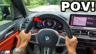 What It’s Like To Drive A 2022 BMW X3M Competition FAST! [POV]