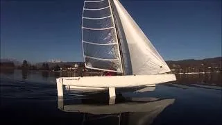 The fastest Sailing Yacht on Earth in 1 knot breeze