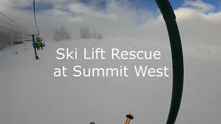 Ski Lift Rescue at The Summit at Snoqualmie - Wildside lift in Washington