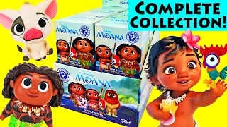 MOANA Disney Princess ENTIRE COLLECTION Vinyl Figures Maui, Baby Moana, Pua, Hei Hei Mystery Minis
