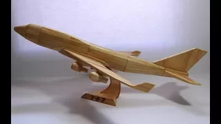 Boeing 747 Com Palitos - Boeing With Popsicle Stick