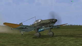 Два вылета на сервере "Легенды Авиации". Ju-87.