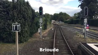 Brioude -  Langogne à la place du conducteur !!!