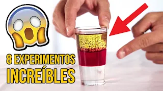 8 experimentos sencillos que te sorprenderán