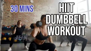 HIIT Workout With Dumbbells. Build & Burn