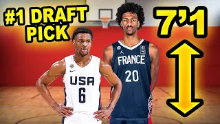 Bronny James vs. 7’1 Future #1 NBA Draft Pick (Alexandre Sarr)