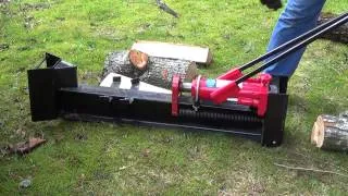 Harbor Freight 10 ton manual log splitter review