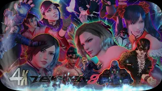 Rage Art of All Tekken 8 CBT Characters UHD 4K 60 FPS