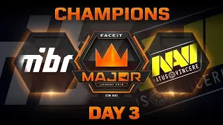 MiBR vs NaVi - Dust 2 (FACEIT Major: London 2018)