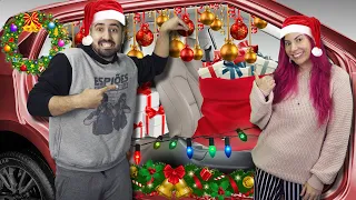 TRANSFORMAMOS NOSSO CARRO NO CARRO DO PAPAI NOEL | Gabriel e Shirley 2.0