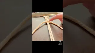 Macrame Keychain Simple Quick How To