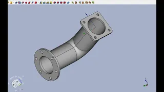 FreeCAD Часть 25. Инструменты Аддитивный профиль по траектории и Толщина