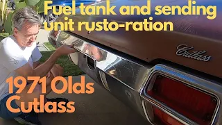 Let's restore the gas tank and sending unit on the 1971 Olds Cutlass so the gauge works again