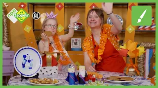 WAT VIEREN WE MET KONINGSDAG? | Koningsdag 🧡 Knutselfeest | NPO Zappelin