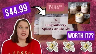 Worth the Money?! Testing a Professional Candle Kit | Royalty Soaps