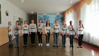Пісня про мир у виконанні дітей «Щастя»,Ансамбль «Калинонька» Song "Happiness", Ensemble "Kalynonka"