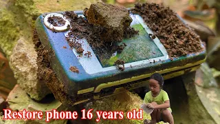 Restore old phone 16 year old from Little girl / Restore nokia 6680 / Nokia restoration