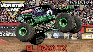 Monster Jam El Paso TX - 2024, March 10th (Full Show) 4K 60fps