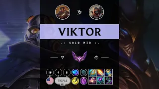 Viktor Mid vs Zed - NA Master Patch 14.9