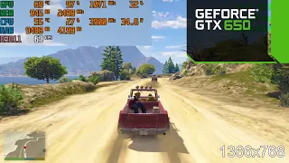 GTA 5 | GTX 650 1GB | ALL SETTINGS TESTED | 1080p, 900p, 768p, 720p