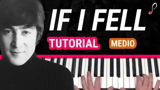 Como tocar "If i fell"(The Beatles) - Piano tutorial y partitura